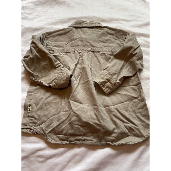 Vintage Gymboree Tan Collared Button Down Pocket Shirt Toddler Size Medium 2T-3T - Picture 9 of 11